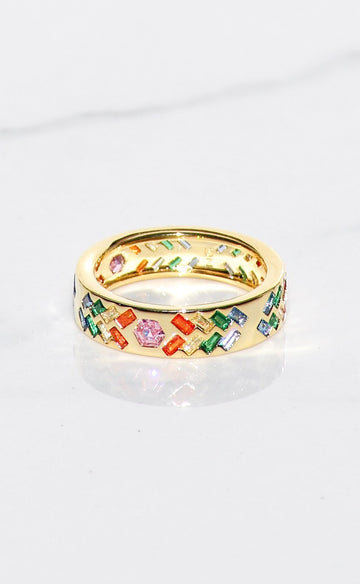 SUNBEAM RING- RAINBOW